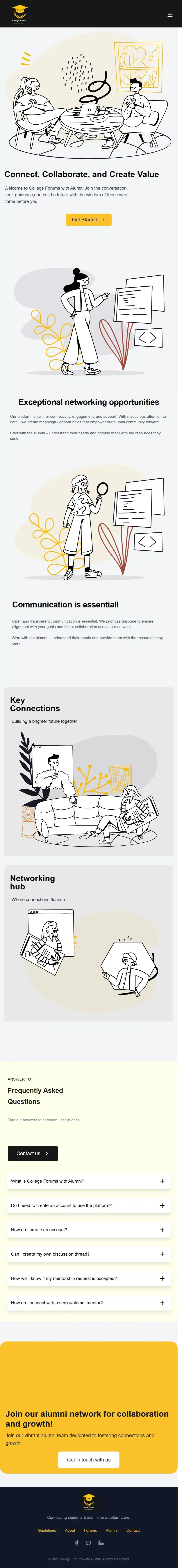 Career support Platform Tablet